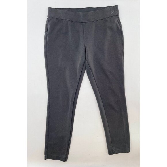 Eddie Bauer Womens Cropped Pants Cotton Modal‎ Stretch Gray Size 6 - Picture 1 of 11
